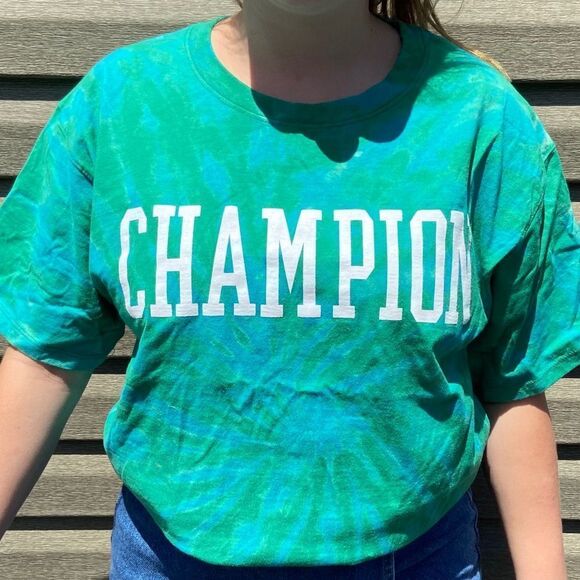 Champion custom reverse tie dye T-shirt - Picture 2 of 6